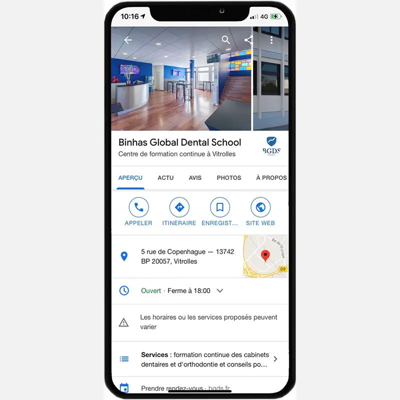 Créer et mettre à jour sa page Google My Business