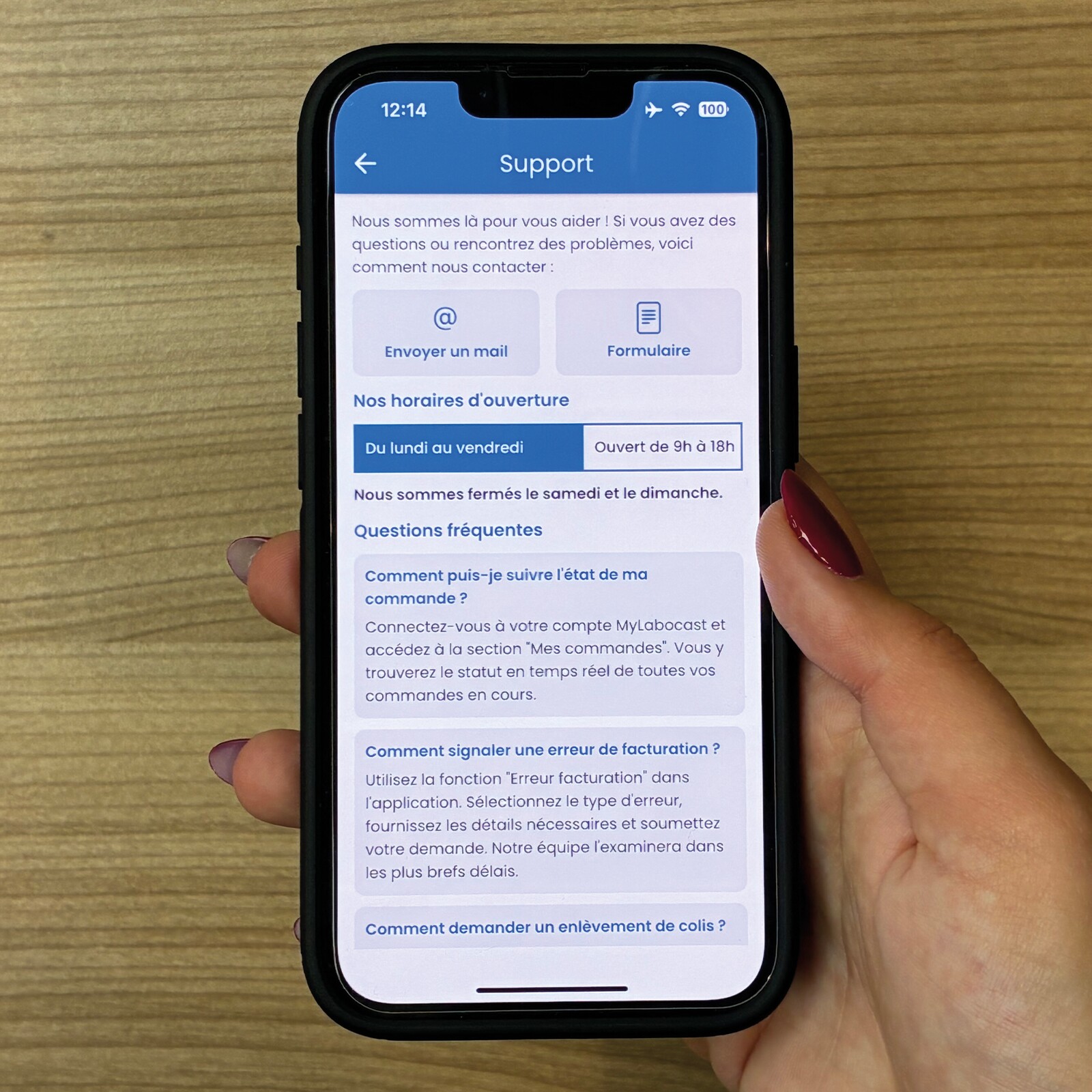Aucun de ces cas ne correspond à votre demande ?